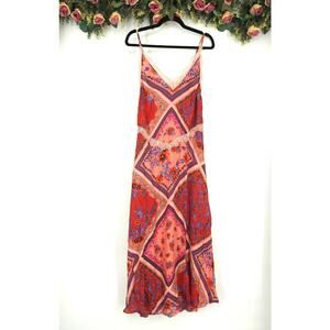 Free People Stevie Scarf Print Maxi Dress Size XS NWT